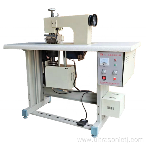 TJ-100S type high quality ultrasonic embossing sewing machine ultrasonic thermal bonding machine